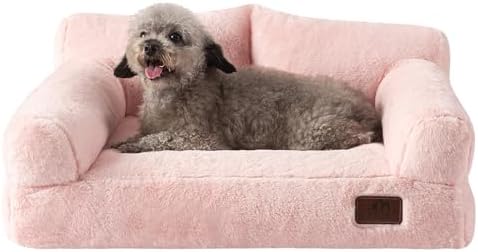 Hollypet Small Dog Large Cat Bed Puppy Couch Beds for Pets up to 25 lbs - Image 2