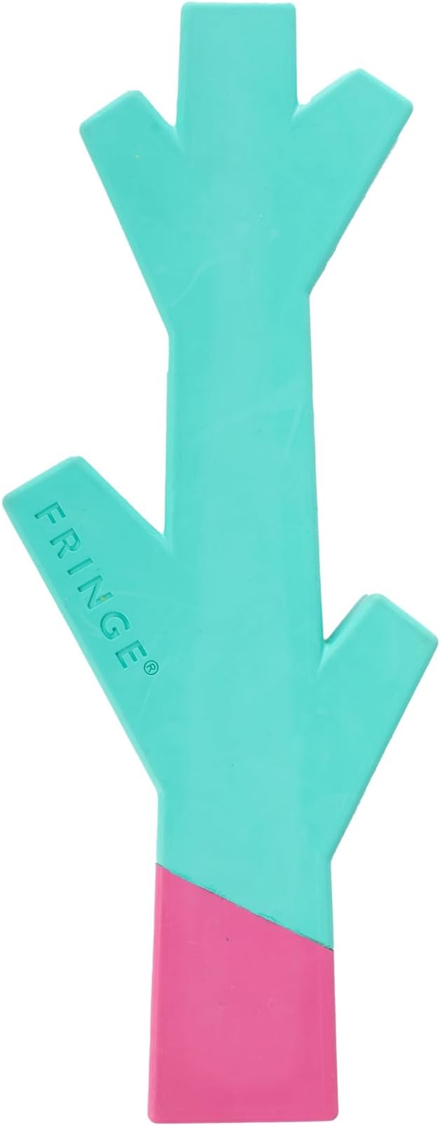 Fringe Studio Stick with ME Turquoise/HOT Pink Rubber Dog Toy, Pet Shop Collection (518035)