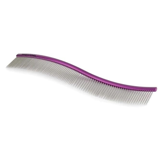 Dog and Cat Grooming Combs Contour Custom Coat Fur Finishing Shape Fluff Style and Primp (Full Set - All 6 Combs)