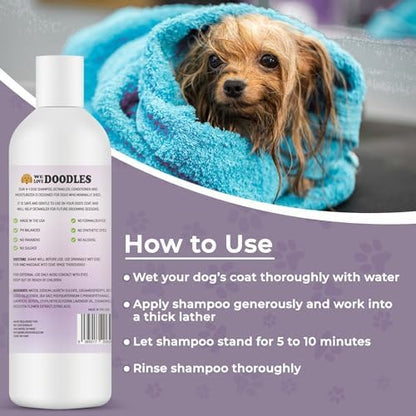 4-in-1 Dog Shampoo, Conditioner & Detangler, Dog Wash, Lavender, 16 oz - Image 6