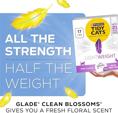 Purina Tidy Cats LightWeight Glade Clean Blossoms Litter, 17 lb - Image 4