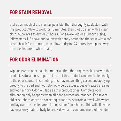 Nature’s Miracle Advanced Dog Stain & Odor Eliminator, Severe Mess, 1 gal - Image 4