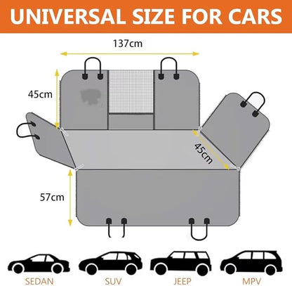 Car Seat Cover for Dogs, fit for Toyota Land Cruiser 2024-2026, Foldable Dog Hammock for Car Travel Accessories,Waterproof Dogs Backseat Cover for Car