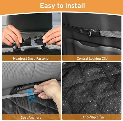 XHRING Front Seat Dog Cover Car for Ford F150 F-150 F250 F350 F450 2027 - Image 5