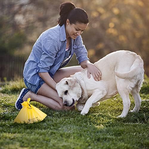 Certified Compostable Dog Poop Bags, 270 Count Landfill Friendly and Leakproof Waste Bags, Easy Open Unscented Maize Yellow Poop Bag for Dog, 15 Doggy Bags Per Roll (18 rolls) - Image 6