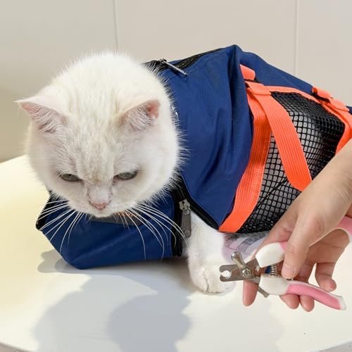 Cinf Cat Restraint Grooming Bag, Anti-Scratch Tool for Nail Trimming - Image 5