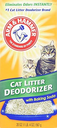 Arm & Hammer for Pets Cat Litter Deodorizer with Activated Baking Soda 20 oz (Pack of 4) by ARMHAMMER