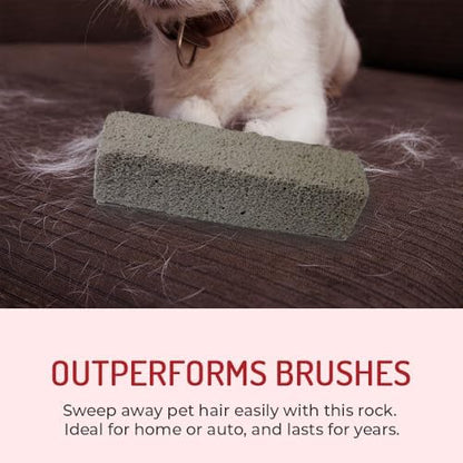Pet Hair Remover Rock – 3 Pack Reusable Dog & Cat Hair Cleaner for Carpet, Upholstery & Auto Interiors – Easy Lint & Fur Removal Tool – No Roller or Brush - Image 5