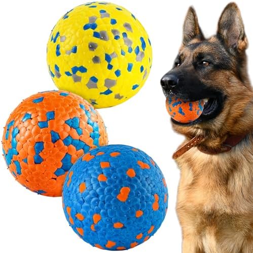 FUSOTO 3Pcs Dog Balls, Tennis Balls for Dog by FUSOTO