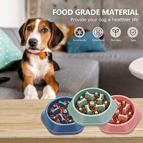 UPSKY Slow Feeder Dog Bowl Anti-Chocking Slower Feeding Pet Puzzle Bowls - Image 6