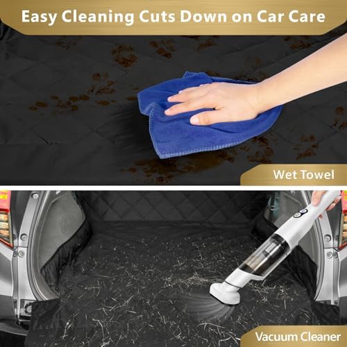 F-color SUV Cargo Liner for Dogs - Trunk Cover with Bumper Flap Protector - Image 6