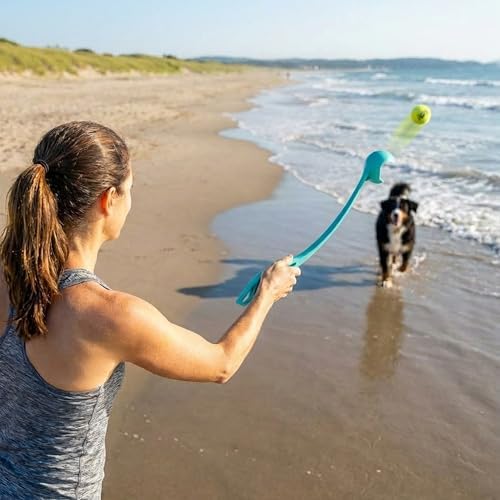 Outward Hound FlyFetch Launch-A-Ball Dog Ball Launcher Toy, 15.5", Medium - Image 5