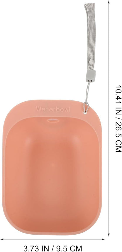 BESPORTBLE Pet Water Feeder for Dogs Portable Travel Dog Water Bottle with Bowl Attachment Easy-to-Clean Abs Material for Outdoor Hydration