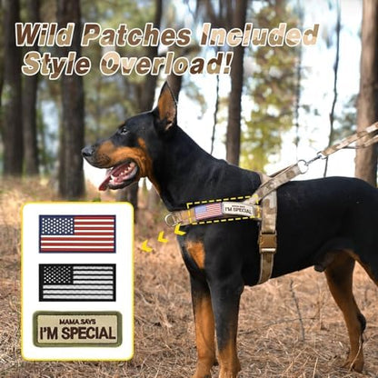 Forestpaw No Pull Dog Harness with Large Handle,Comfortable,M,Camo Brown - Image 5