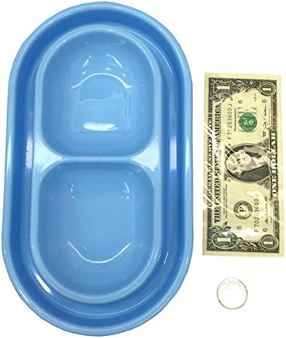Cat Kitten Dish Dog Puppy Feeder Pet Bowl 3 Colors New Light Blue - Image 3