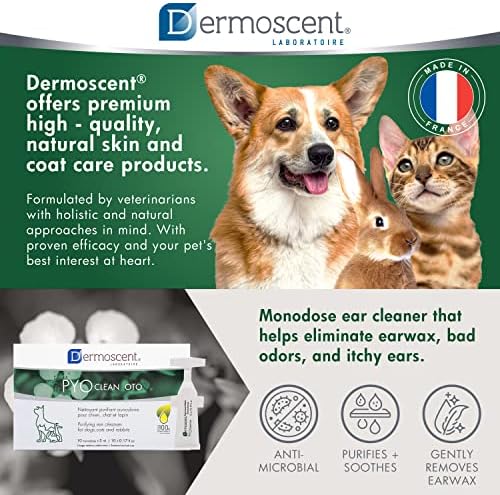 Dermoscent Pyoclean OTO Dog Ear Cleaner - Drops to Stop Head Shaking, Itchy & Waxy Ears - Non-Toxic - Ear Cleaning Solution for Dogs - Image 5
