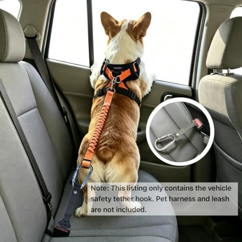 2 Pack Pet Car Seat Belt Restraint, Dog & Cat Car Seat Belt Anchor for Small Medium Large Dogs and Cats - Image 3