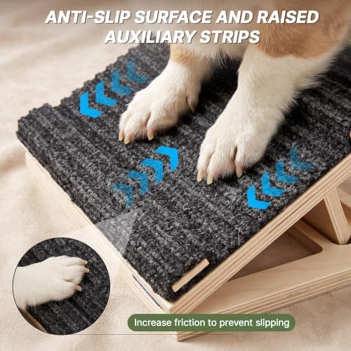 2 Pack Dog Ramp for Stairs, Foldable Dog Stair Ramp with Triangular Support - Image 5