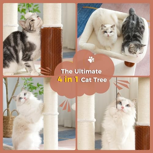 Cat Tree Tower for Large Cats Cat Scratching Post with Bed 20x16“ - Image 4