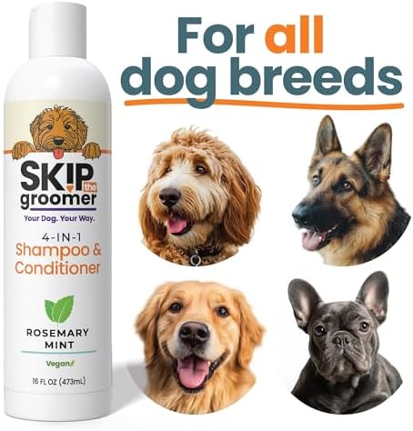 Dog Shampoo & Conditioner for All Breeds – Goldendoodles, Poodles & Doodles – 4-in-1 Reset for Bath Days – Deep Clean, Condition, Detangle & Moisturize Curly Coats – 16 oz - Image 3