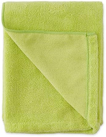 Bone Dry Pet Grooming Microfiber Towel, Embroidered Collection, X-Large,41x23.5, Lettuce Green - Image 2