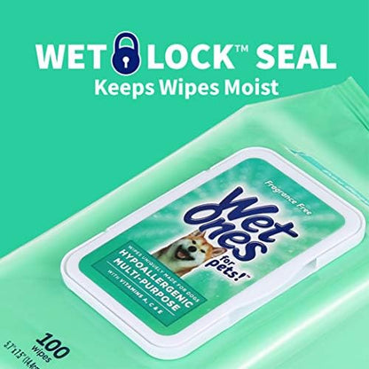 Wet Ones for Pets Hypoallergenic Dog Wipes with Vitamins, 100 Count - Image 4