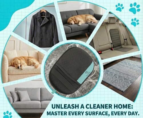 Pet Hair Remover Glove - Grooming & Deshedding Mitt for Dogs & Cats - Image 5