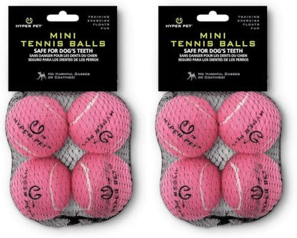 Hyper Pet Mini Extra Small Tennis Balls for Dogs, 1.75 Inch, 8 Pack, Pink by HyperPet