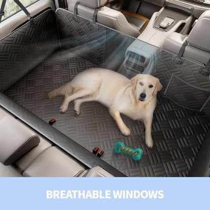 Dog Car Seat Cover for Back Seat, Hard Bottom Back Seat Extender for Dogs - Image 6