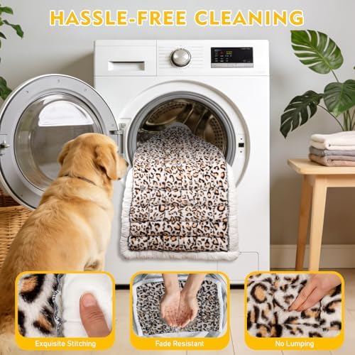 Backseat Dog Bed Mat for Car, Non-Slip Scratch-Resistant Dog Car Seat Cover, Soft Thick Pet Travel Cushion, Washable Back Seat Protector Blanket for Cars SUVs Trucks, 53 x 24 Inches - Image 6