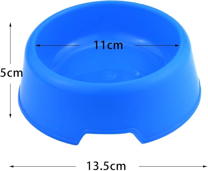 16 PCS Pet Plastic Bowls Dog and Cat Supply Plastic Food Feeding Water Dish Bowl Feeder