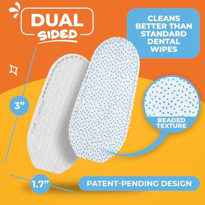 Paw Science Dog & Cat Teeth Cleaning Wipes - Dental Finger Wipes for Cats & Dogs - Pet Toothbrush & Tooth Brushing Kit - Effective Teeth Cleaner (Mint) - Image 3