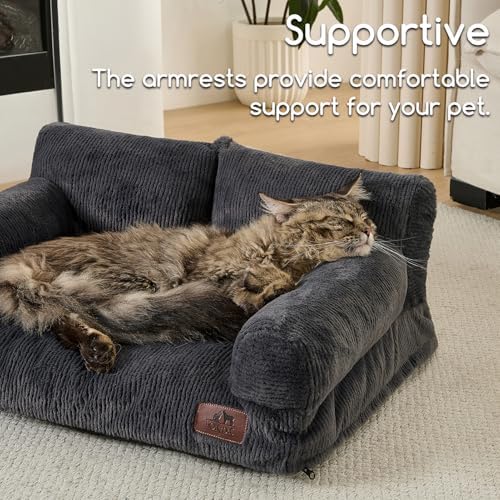 Hollypet Small Dog Large Cat Bed Puppy Couch Beds for Pets up to 25 lbs - Image 4
