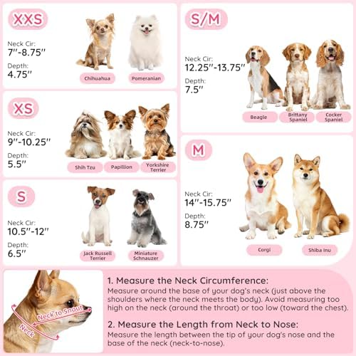 Clear Dog Cone for Medium Dogs Corgi, E-Collar After Surgery - Image 6