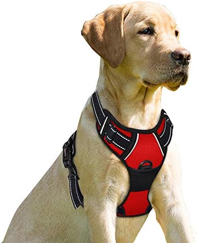 BARKBAY Dog Harness No Pull for Large Dogs Front Back Clips,Dog Vest by BARKBAY