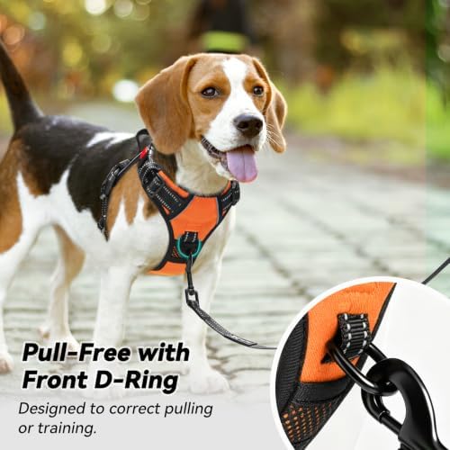 PoyPet No Pull Dog Harness Large with Front Clip & Neck Release Buckle - Image 3