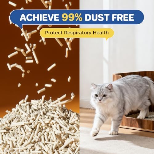 ABCPET Natural Cat Litter Clumping Cat Litter,36 Pounds - Image 5