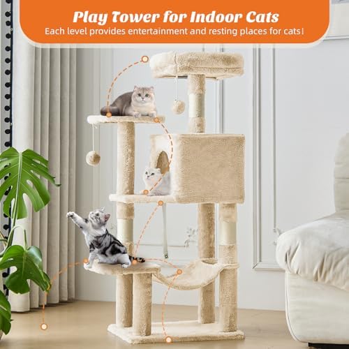 44 Inch Small Cat Tree Tower for Indoor Cats and Kittens - Image 5