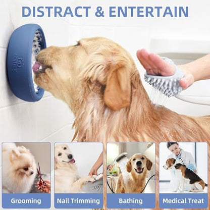 Dog Lick Bowl, Bestalk Anxiety Relief Lick Mat for Dogs, Non-Slip Freeze Licking Bowl Enrichment Puzzle Feeder for Distraction, BPA Free Silicone, Dishwasher Safe - Image 3