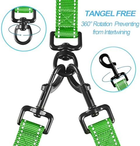 PetBonus Double Dog Leash, No Tangle Dual Leash, Walking Training Lead - Image 2