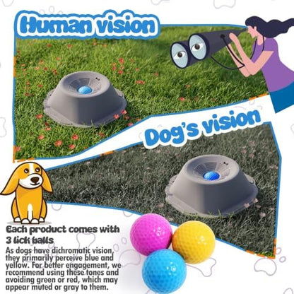 Dog Lick Toy, Licking Bowl with Rolling Ball, Slow Feeder Bowl with Suction - Image 6