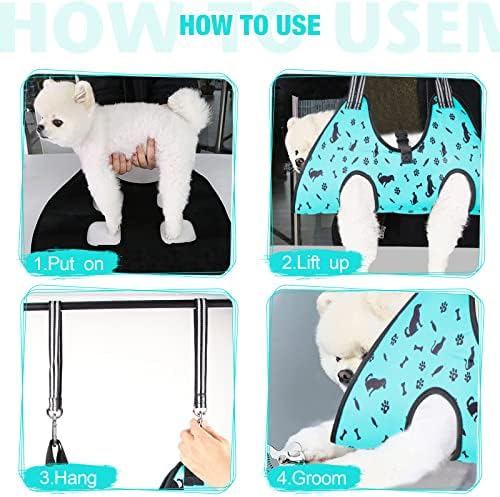 ATESON Dog Grooming Hammock - Pet Harness for Grooming, Dog Sling for Nail Clipping, Dog Hanging Holder for Cutting Nails - Image 7