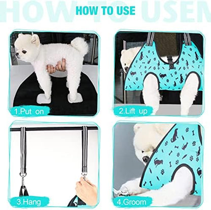 ATESON Dog Grooming Hammock - Pet Harness for Grooming, Dog Sling for Nail Clipping, Dog Hanging Holder for Cutting Nails - Image 7