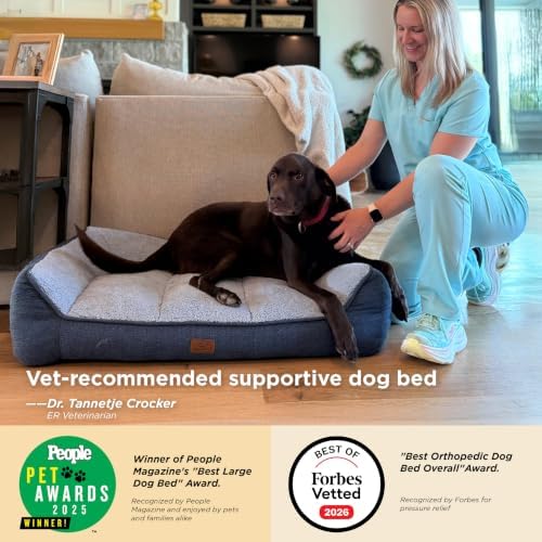 Bedsure SupportMax™ Extra Thick Orthopedic Dog Beds Large Sized Dog - Image 2