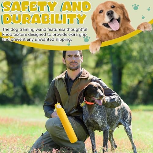 Blueweenly Yellow Dog Bumper Toy Training Dummy, 4 Pcs - Image 3
