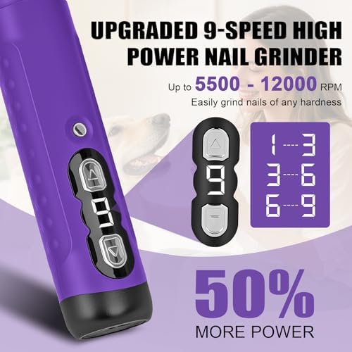 Quiet Dog Nail Grinder, Safe and Low-Stress for Sensitive Dogs and Cats - Image 2