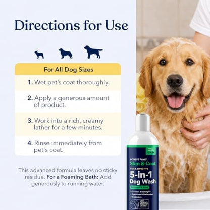 Oatmeal Aloe Dog Shampoo and Conditioner, Itchy Skin Relief, Sensitive Skin - Image 5