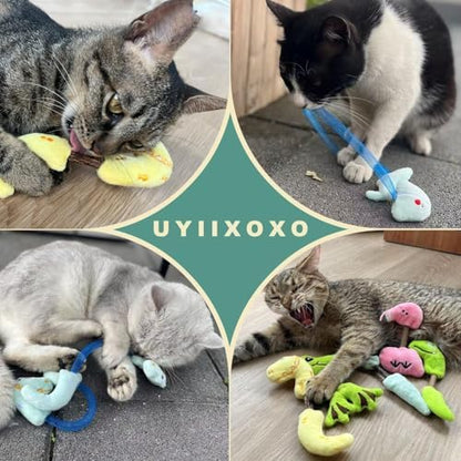 Catnip Chew Ropes Toy, Silvervine Chew Sticks, Cat Chew Toy for Teeth Cleaning, Interactive Cat Toys for Indoor Cats, for All Cat Breeds (5 Pack) - Image 7