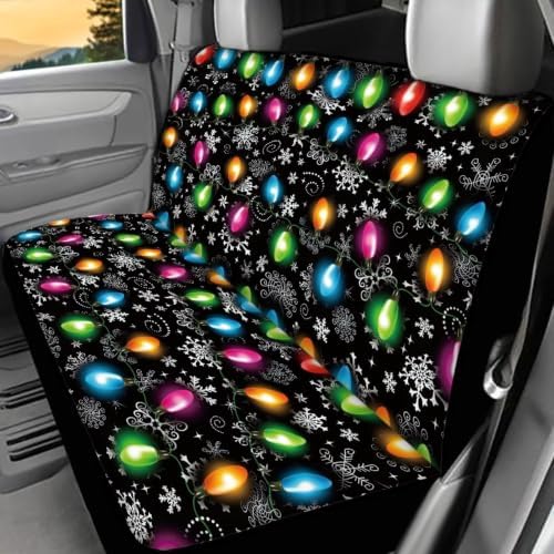 AFPANQZ Car Rear Seat Covers Auto Back Seat Cushion Christmas Decoration - Image 2