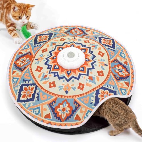 20 Pcs Interactive Cat Toys for Indoor Cats, Smart Rechargeable Kitten Toys by Unknown